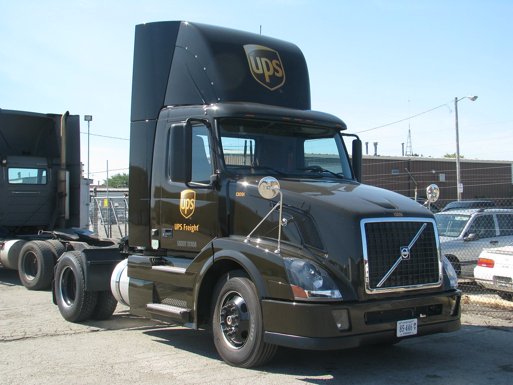New UPS Freight Volvo tractors a photo on Flickriver