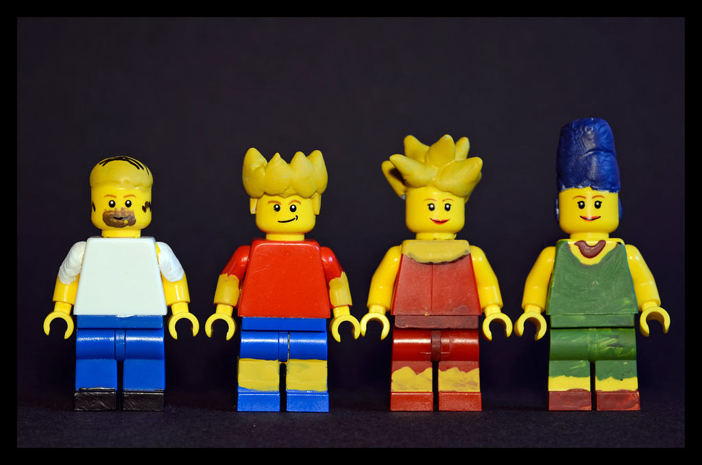The Simpsons Lego figs Flickr