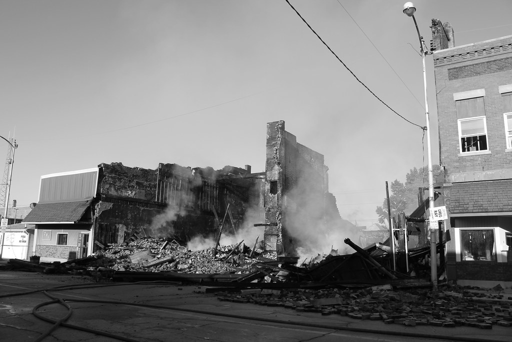 Villa Grove Illinois Downtown Fire Downtown Villa Grove af… Flickr