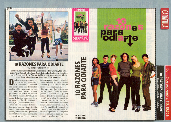 10 razones para odiarte 1999 pelicula completa en español