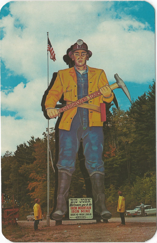 IRON Michigan Mining History Miner Shrine BIG JOHN Symbol … Flickr