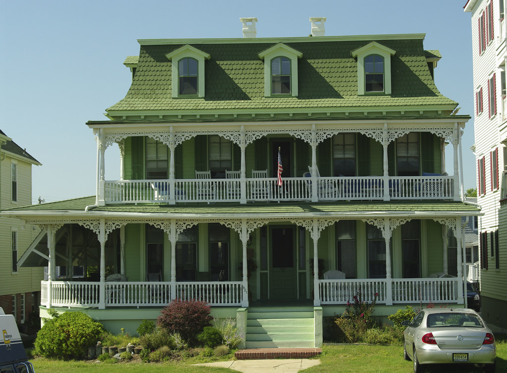 Cape May green cottage Cape May on Beach Drive Flickr
