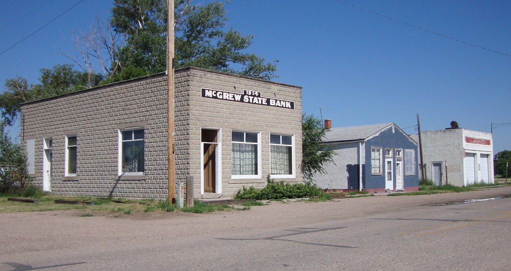 Downtown McGrew, Nebraska McGrew is a tiny town located in… Flickr