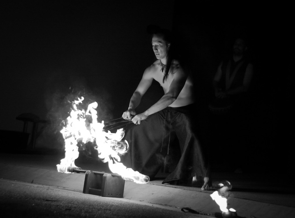 Fire Dance At the moment we have a Japanese student stayin… Flickr