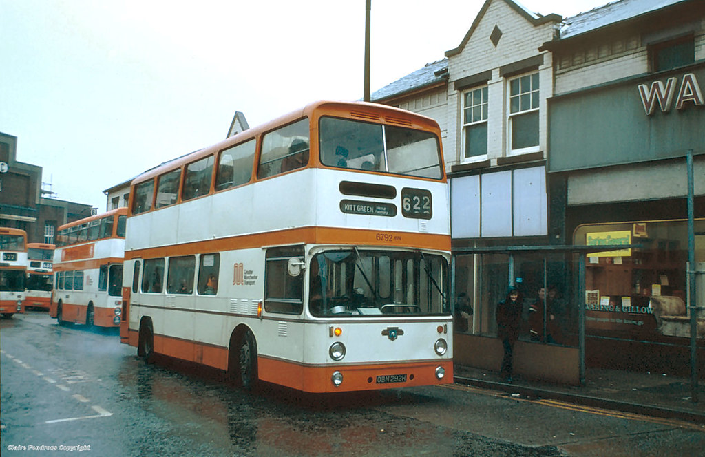 Bolton's buses in Wigan, 1981 Pictured towards the end of … Flickr