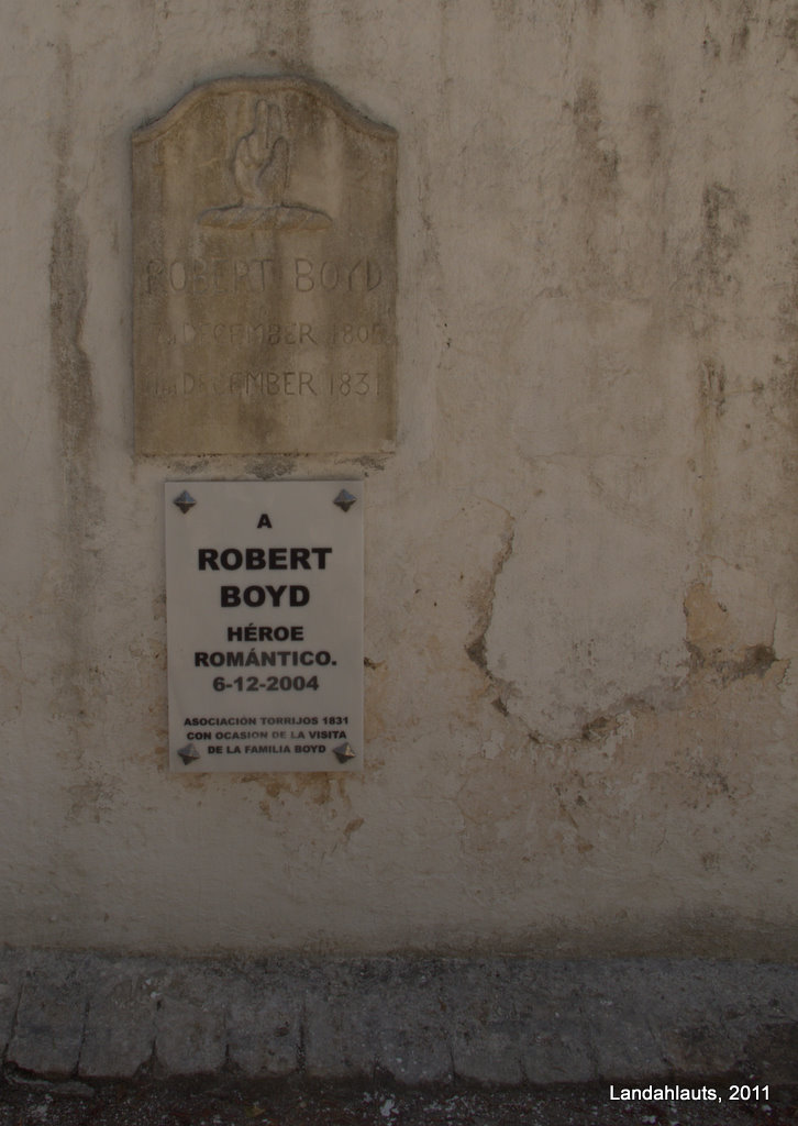 Placa Homenaje a Robert Boyd junto a su tumba English ceme… Flickr