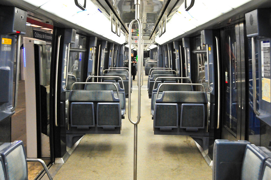 All sizes Inside a Paris Metro Subway Train Flickr Photo Sharing!