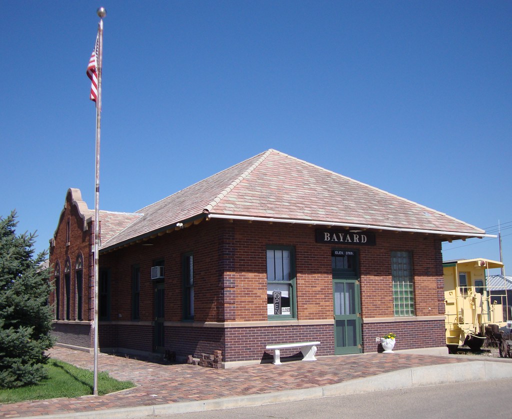 Old Railroad Depot (Bayard, Nebraska) Bayard is a small Ne… Flickr