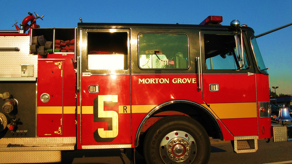 Morton Grove Fire Department Engine 5. Morton Grove Illinois USA