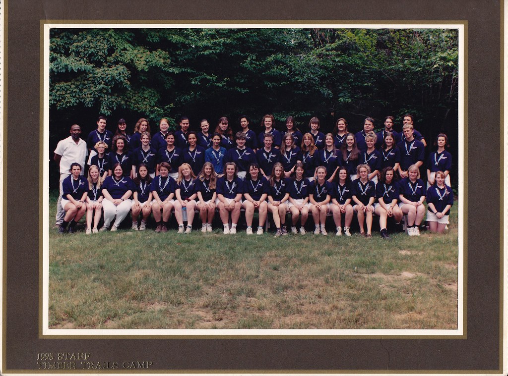 Camp Timber Trails Staff 1995 Goodness, I'd just completed… Flickr