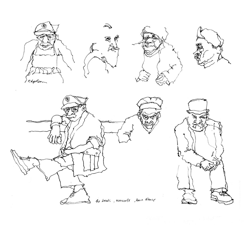 Napoleon and his crew The locals. Montmartre. Paris, Franc… Flickr