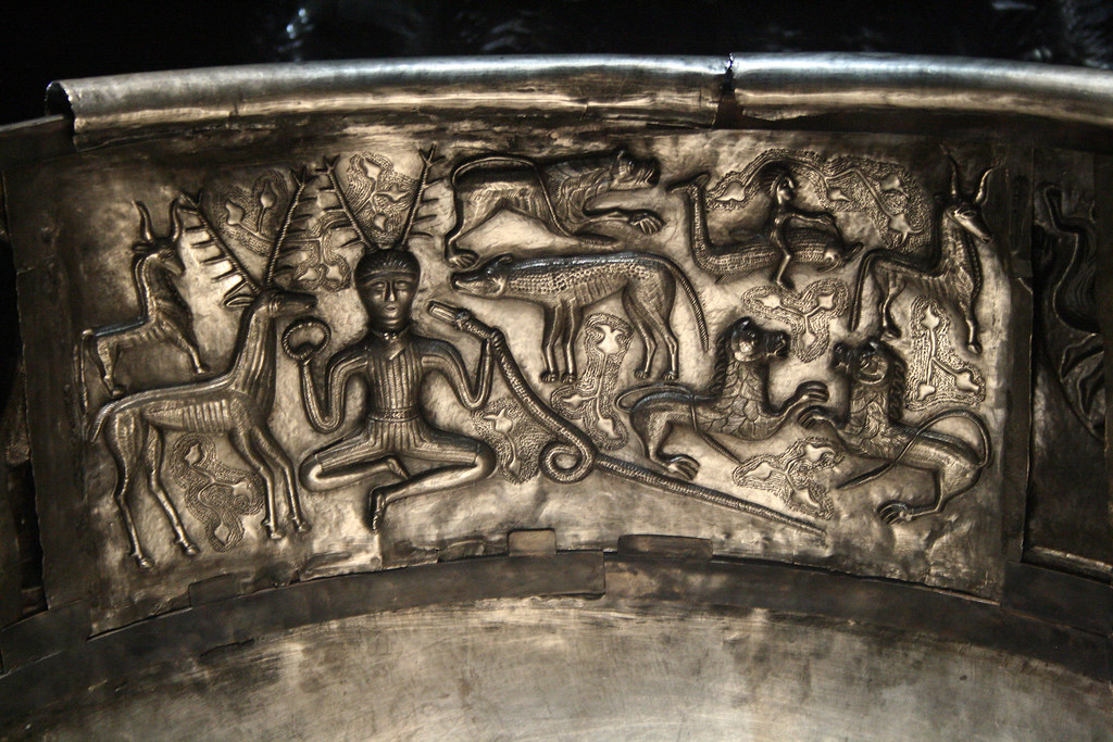 Interior panel, Gundestrup Cauldron National museum Flickr