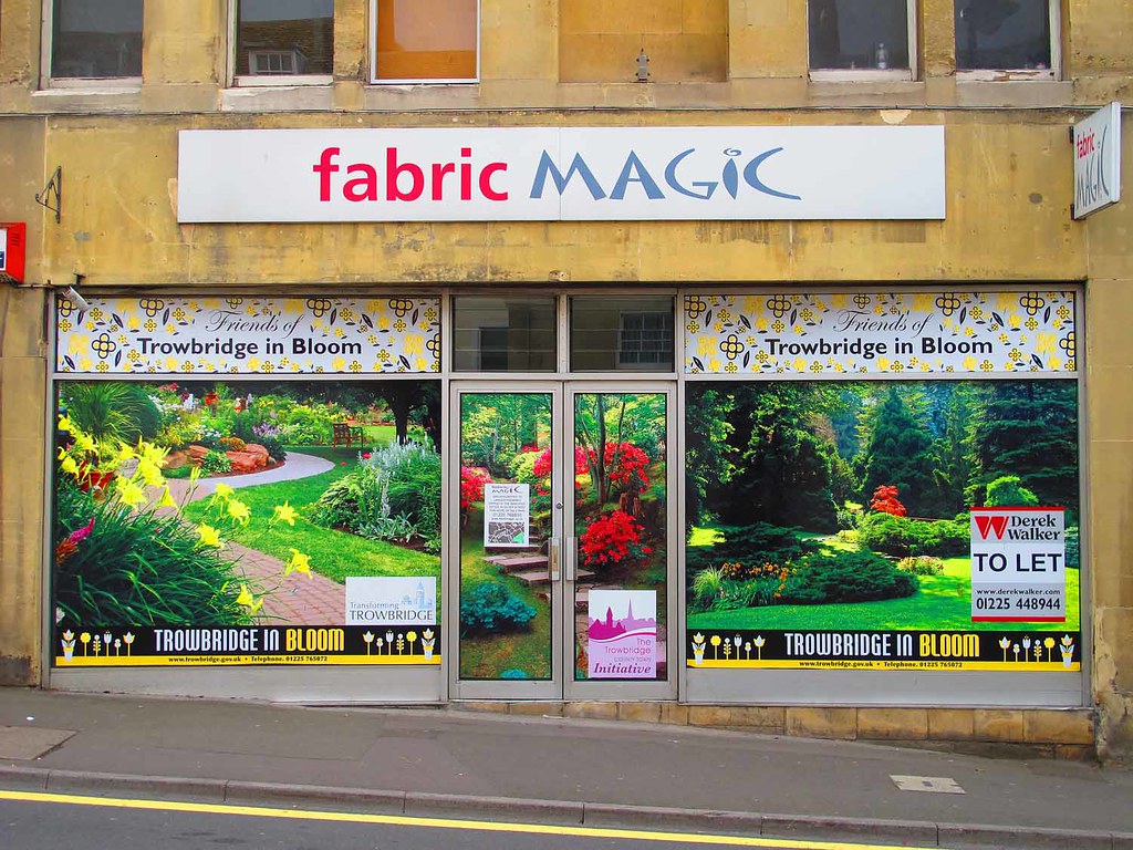 Trowbridge In an attempt to dress up the empty stores, win… Flickr