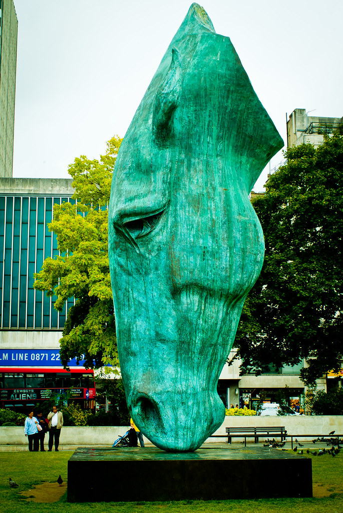 Big Head Giant sculpture by Nic FiddianSmith Nathan Reading Flickr
