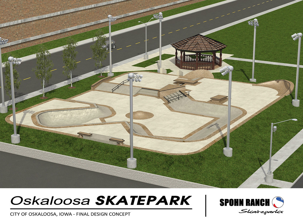 City of Oskaloosa, Iowa Final Skatepark Design Spohn Ran… Flickr