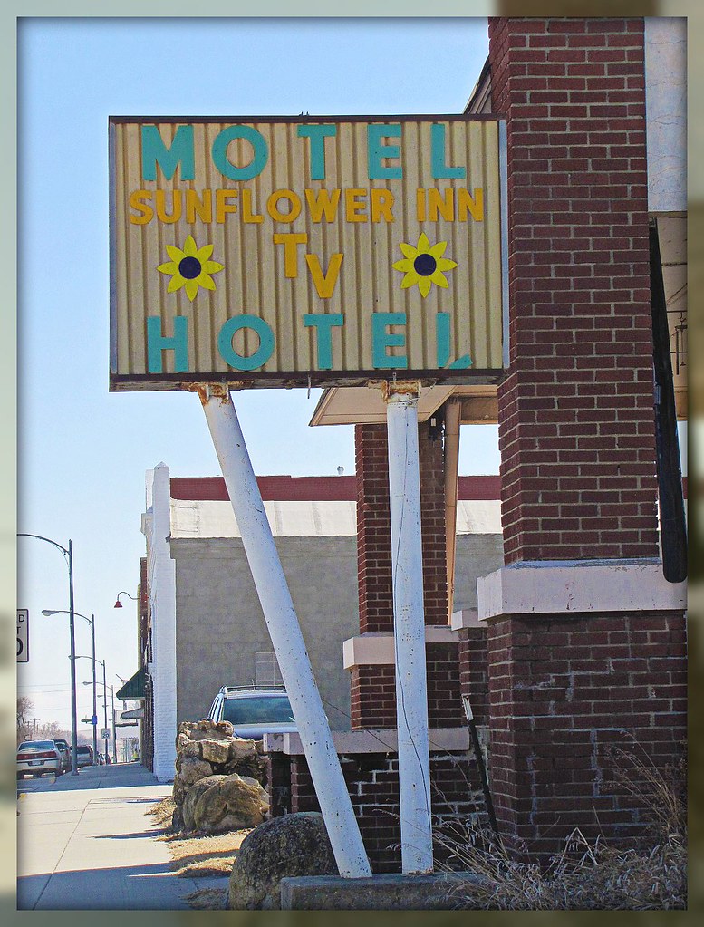 Sunflower Inn Motel and Hotel ( 1 of 3) Osborne, Kansas. jimsawthat