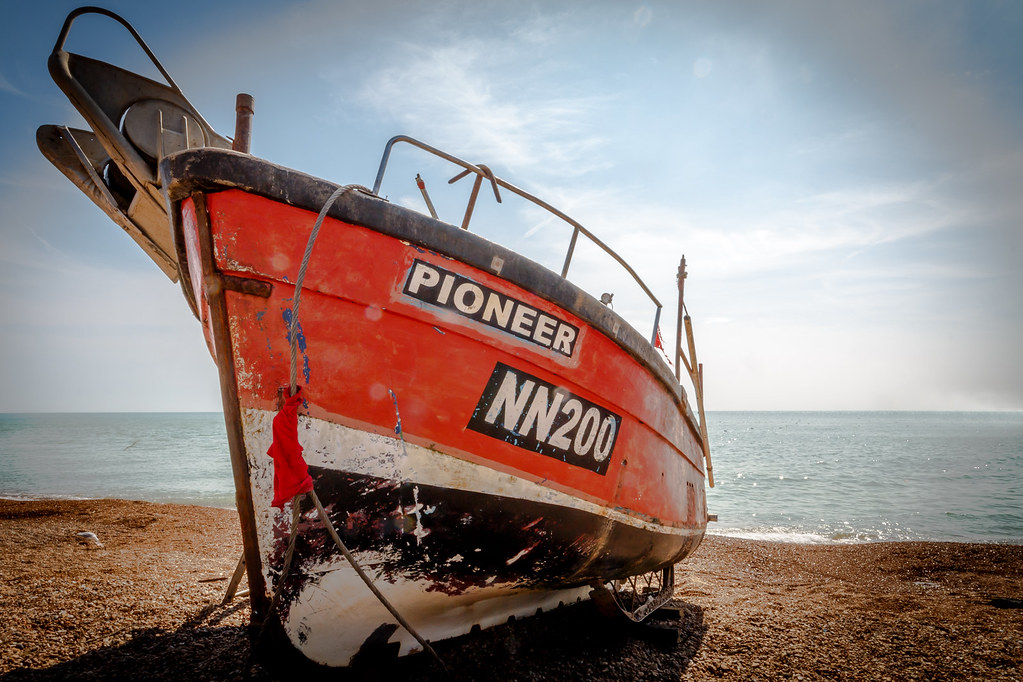 Pioneer Pioneer fishing boat on Hastings beach Tony Duke Flickr