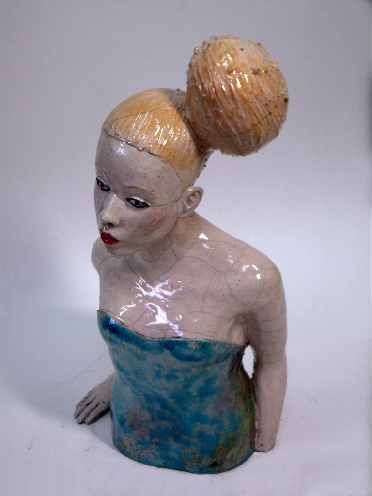 Paris Art  Sculpture Ceramic Raku Melanie Bourget a photo on