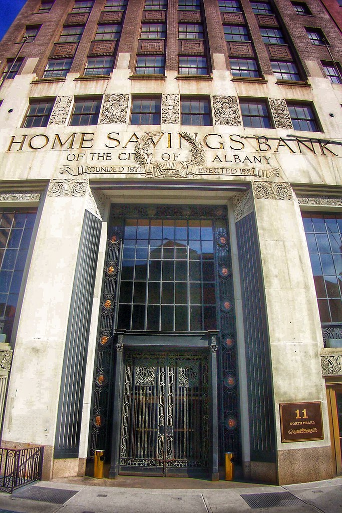 Albany New York Home Savings Bank Building Facade Hi… Flickr