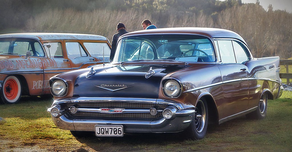 1957 Chevrolet BelAir 2016 Rotorua Vintage car club swap m… Flickr