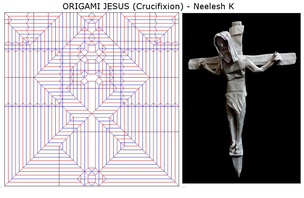 ORIGAMI JESUS (Crucifixion) CP + Photodiagrams !! Flickr