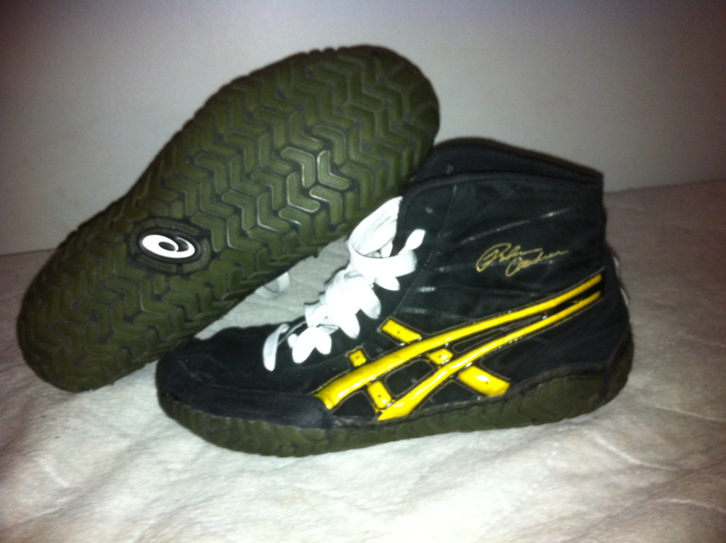 Rare ASIC rulon wrestling shoes (GONE) Size 8 but fit me p… Flickr