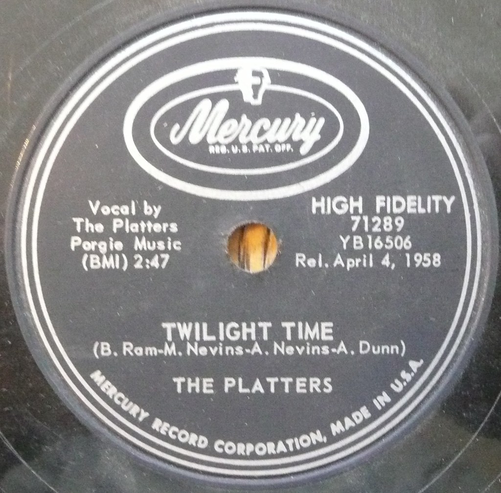 TWILIGHT TIME THE PLATTERS Frank Kelsey Flickr