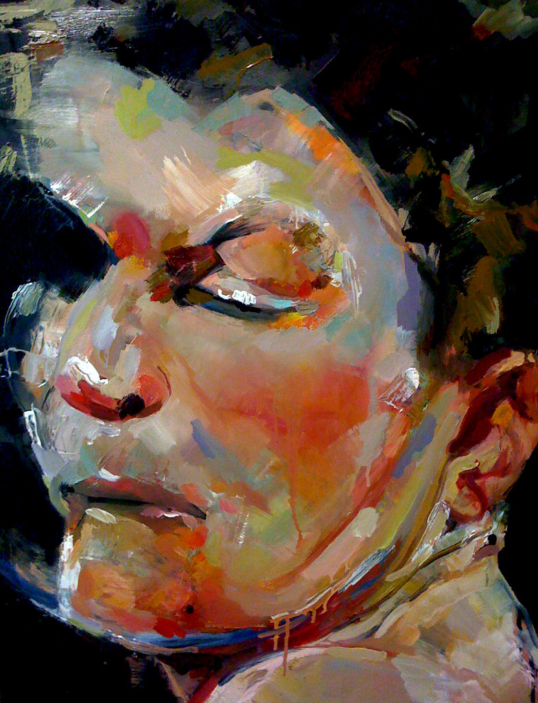 Ricky Hatton Oil on Canvas, 2009 by Kristie Holiday kristieholiday