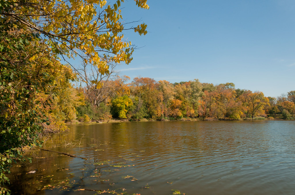 Skokie Lagoon in fall bradhoc Flickr