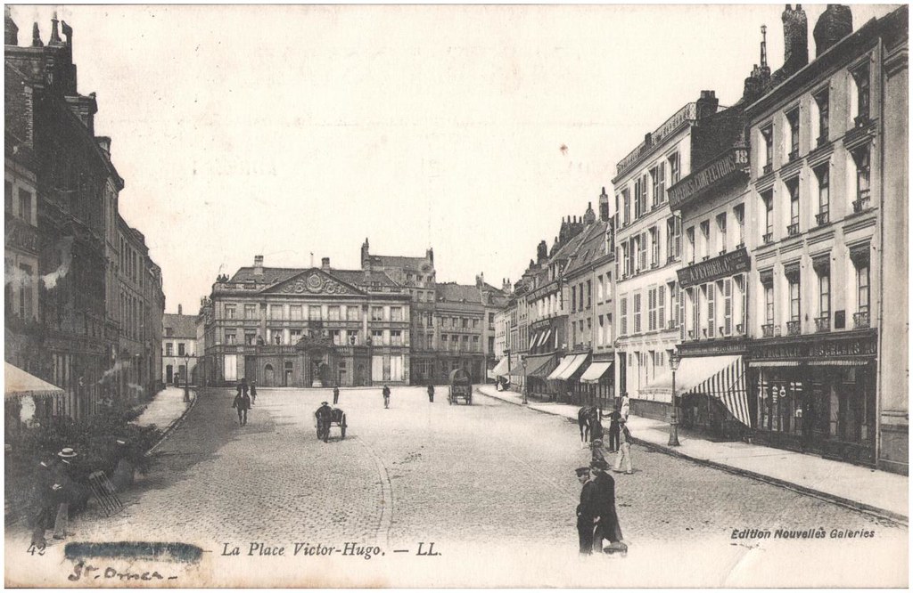 Postcard St Omer La Place VictorHugo, sent June 1915 Flickr