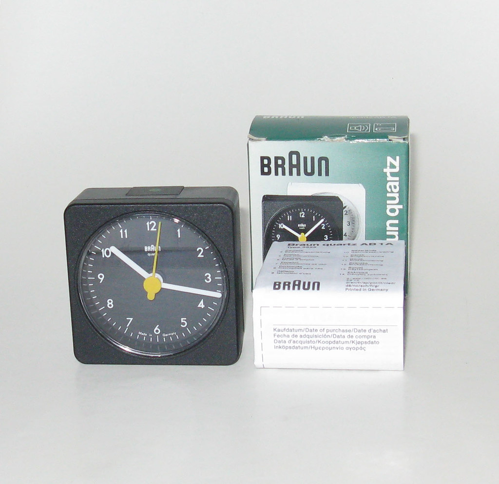 Braun Travel Clock AB1A I love Church Bazaar's. Flickr