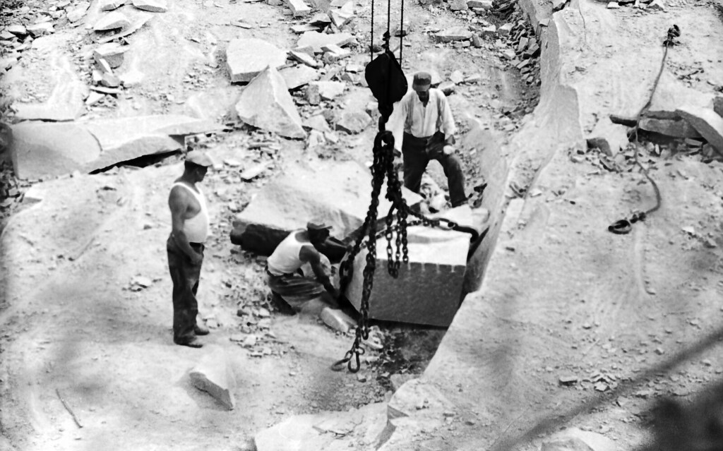 816 Vinalhaven, Maine 1936 Pink Granite Quarry Richard Flickr