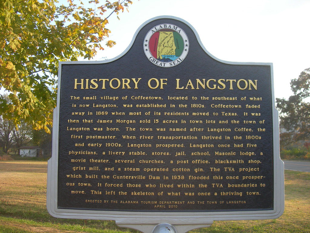 Langston Historic Marker Erected in front of Langston City… Flickr