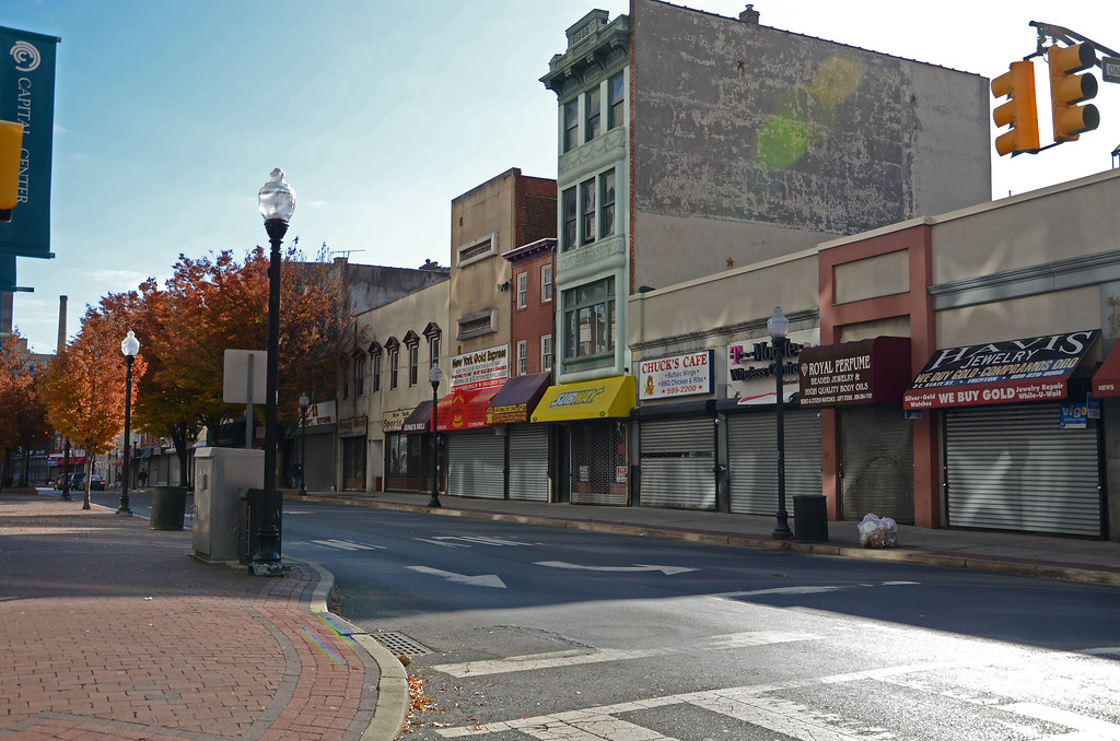 E. State St. stores Trenton NJ Sunday morning on East St… Flickr