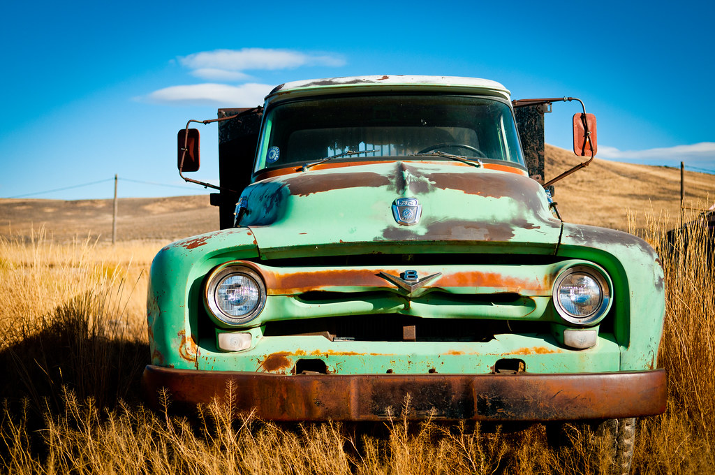 green ford Currie, Nevada Sam Scholes Flickr