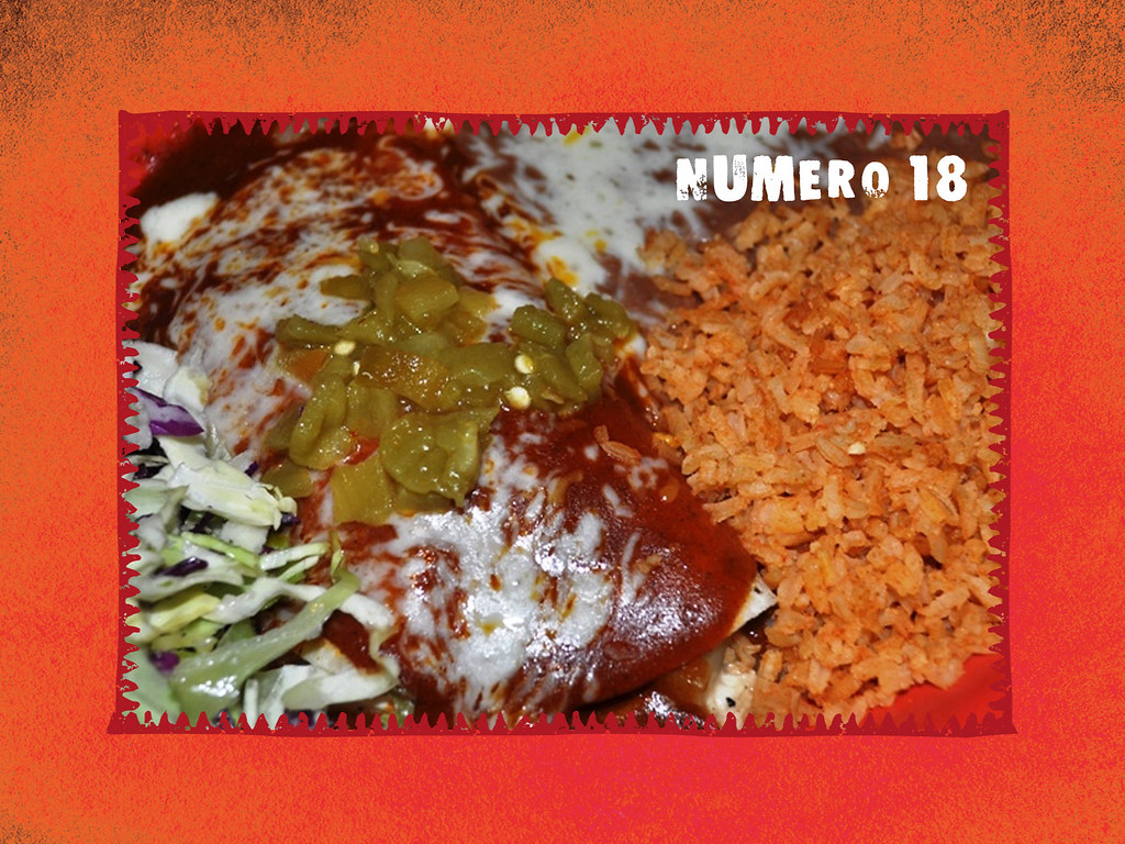 Monterrey Jack Enchilada numero 18 Flour Tortilla with Chi… Flickr