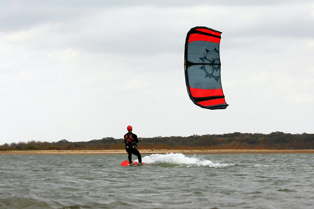 Kiteboarding Greg Kiteboarding on Lake Ray Roberts Novem… Flickr
