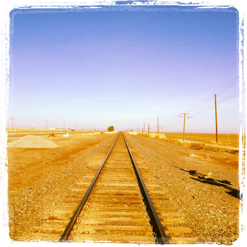 Railroad Tracks West Texas Freelance Photographer Horizon … Flickr