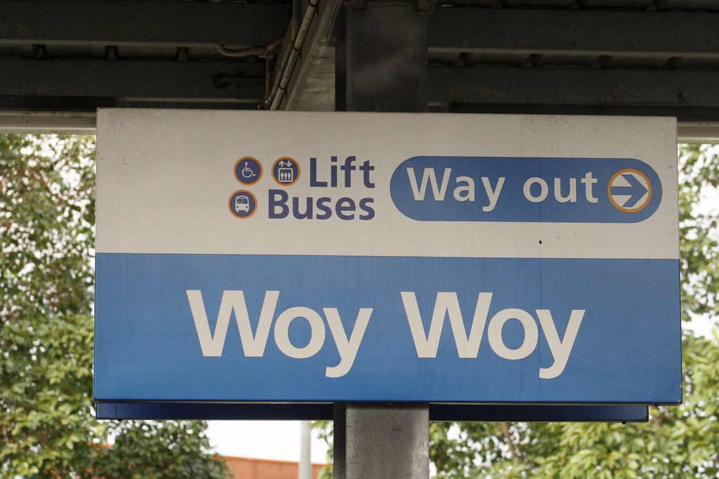 Woy Woy Station Sign Woy Woy Station Sign Michael Coley Flickr