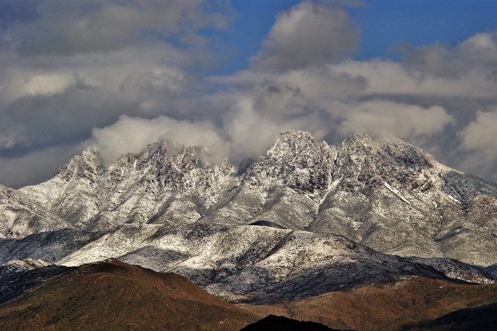 Four Peaks with Snow A late winter storm dumped a good bit… Flickr