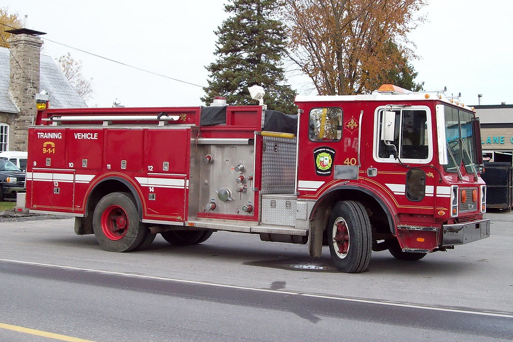 Algonquin College Firefighting fire engine training vehicl… Flickr