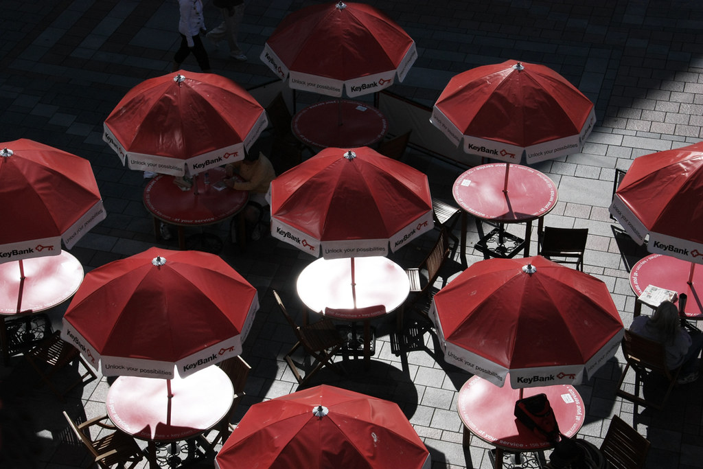 Westlake Umbrellas, Seattle Rick Allstetter Flickr