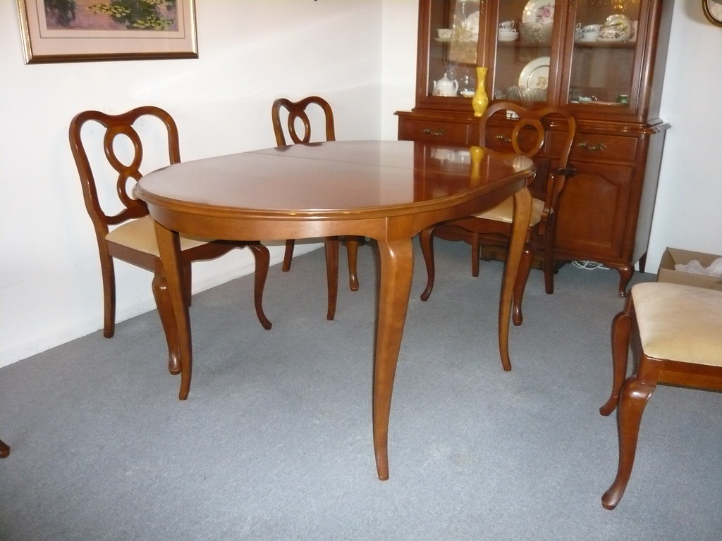 Solid Maple Dining Room table with 6 chairs 250 OBO Flickr