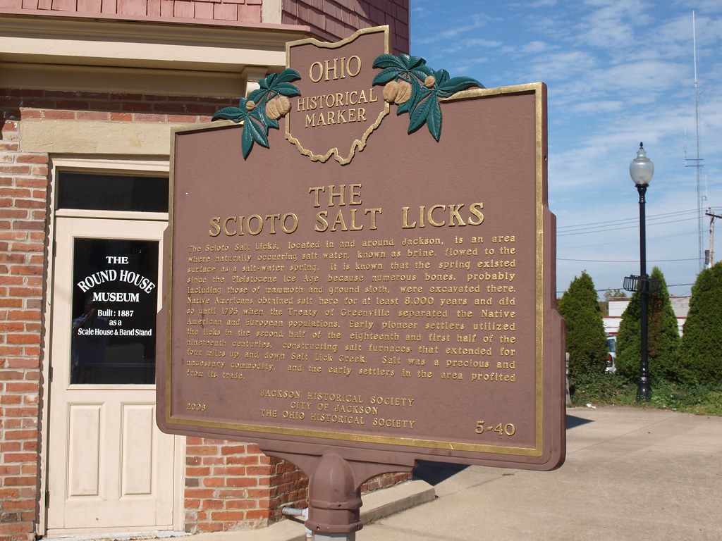Scioto Salt Licks historical marker, Jackson, Ohio Flickr
