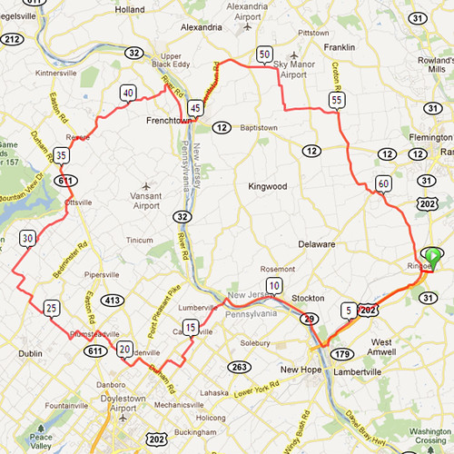 r09. Bike Route Map. East Amwell School. Ringoes, NJ 0855… Flickr