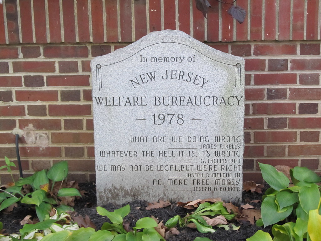 In Memory of New Jersey Welfare Bureaucracy What we are do… Flickr