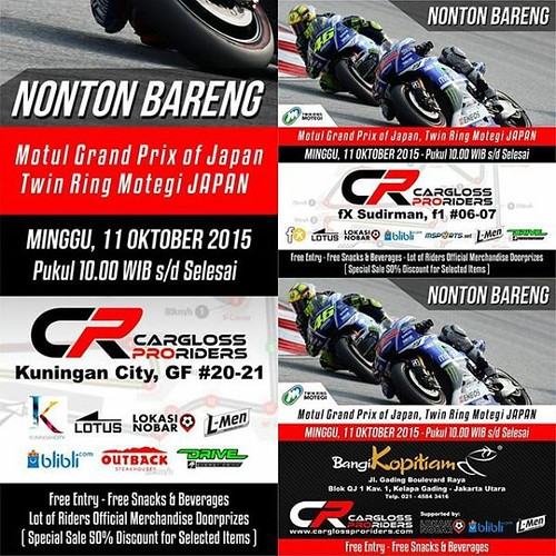 Lokasi Nobar LN Nobar Jakarta Motogp ・・・ Jelang hari r… Flickr