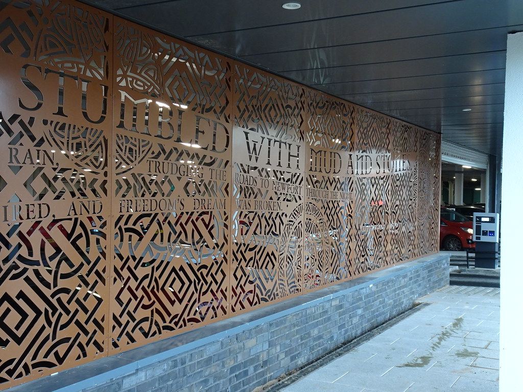 Car Park, Friars Walk, Newport 8 December 2015 Fretwork sc… Flickr