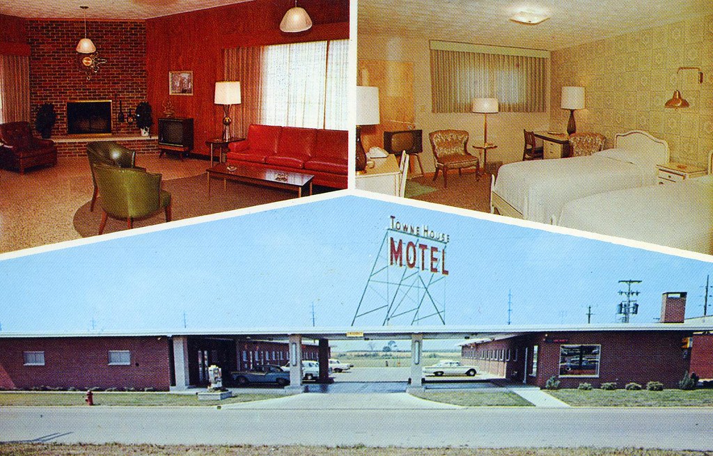 Towne House Motel Morton IL On Rt. 50 P. C. Hauter, Owner Flickr