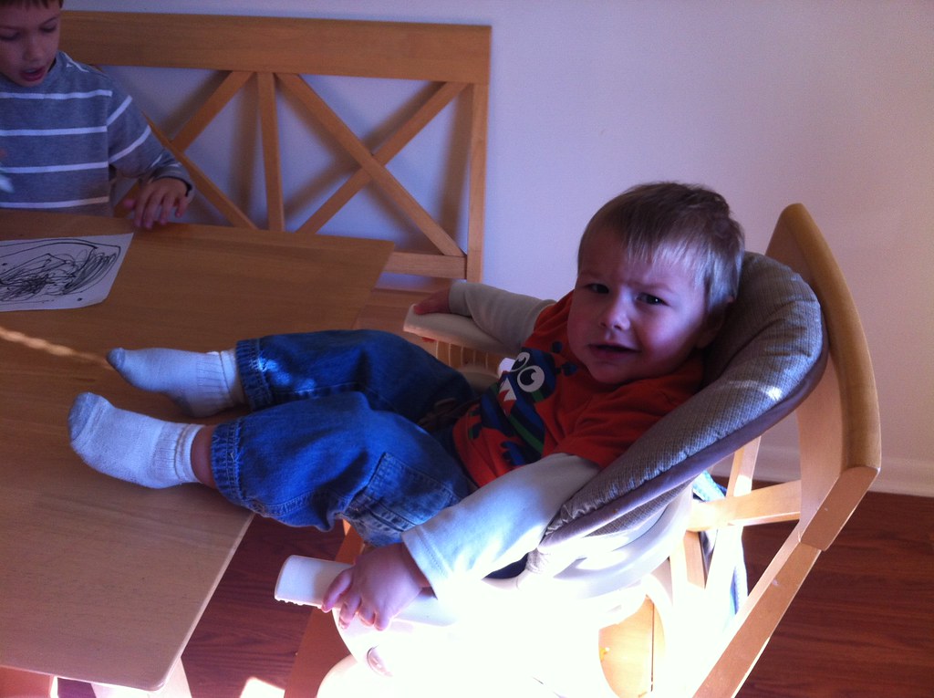 feet on the table? how rude! ;) jbedwalt03 Flickr